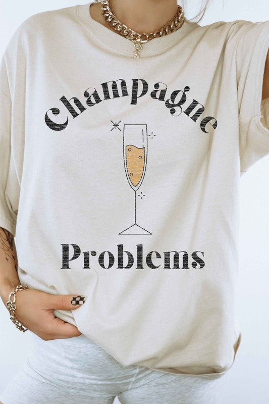 
                      
                        CHAMPAGNE PROBLEMS GRAPHIC TEE
                      
                    