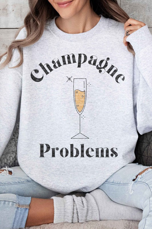 CHAMPAGNE PROBLEMS OVERSIZED SWEATSHIRT