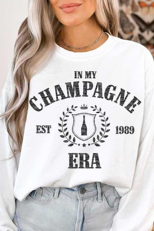 IN MY CHAMPAGNE ERA GRAPHIC SWEATSHIRT