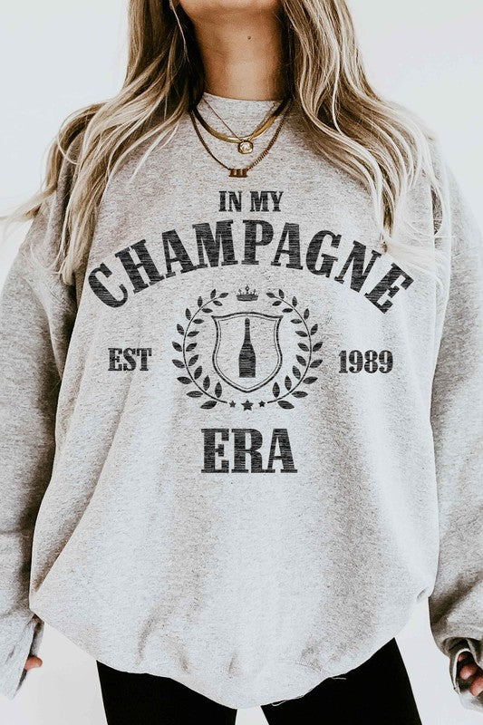 IN MY CHAMPAGNE ERA GRAPHIC SWEATSHIRT