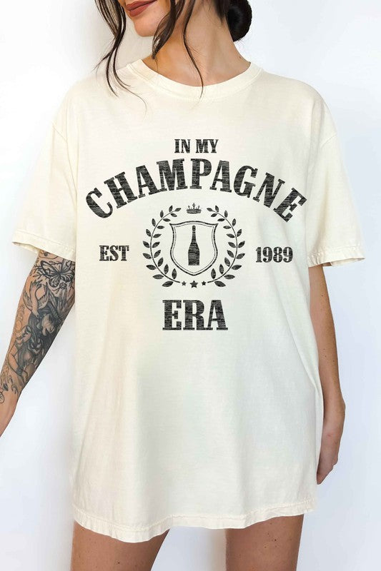 
                      
                        IN MY CHAMPAGNE ERA OVERSIZED GRAPHIC TEE
                      
                    