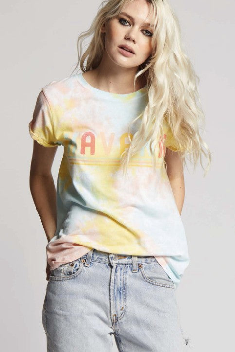 Havana Endless Summer Tie Dye Fitted T-Shirt