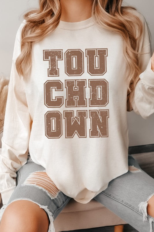 Touchdown Football Season Long Sleeve Shirt