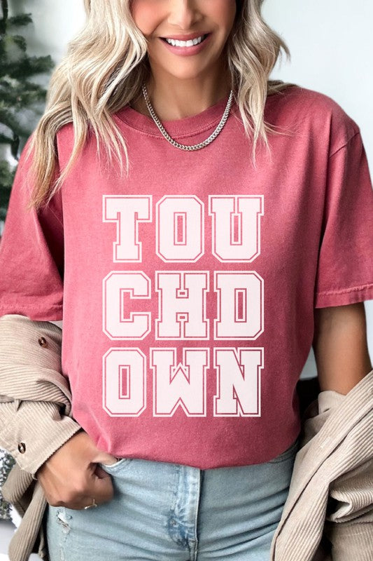 
                      
                        Touchdown Football Season Comfort Colors Tee
                      
                    