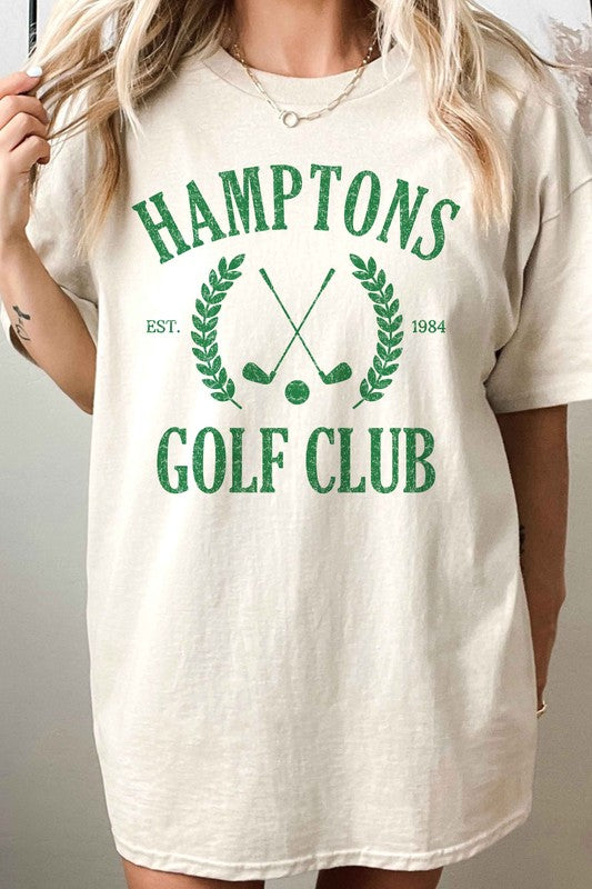 
                      
                        HAMPTONS GOLF CLUB OVERSIZED TEE
                      
                    