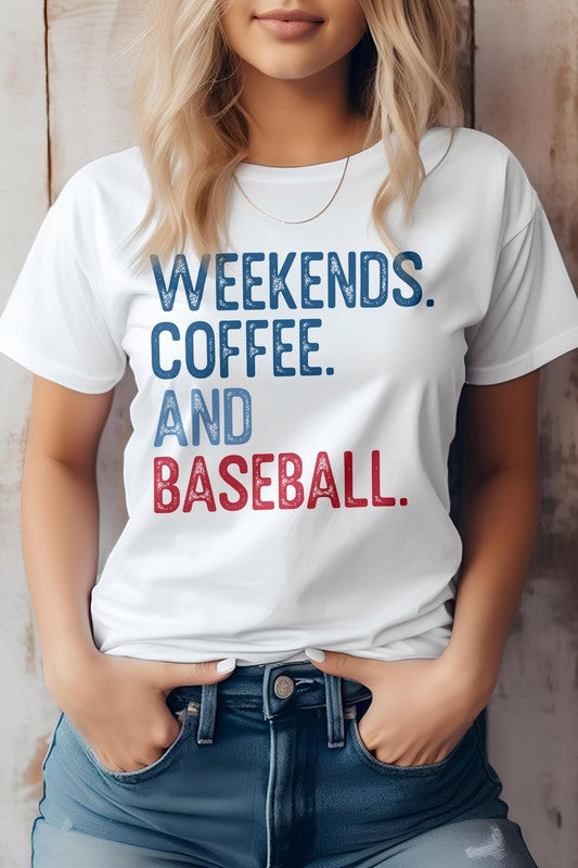 
                      
                        Weekends. Coffee. and Baseball Graphic Tee
                      
                    