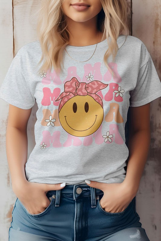 
                      
                        MAMA, Smiley, Graphic Tee
                      
                    