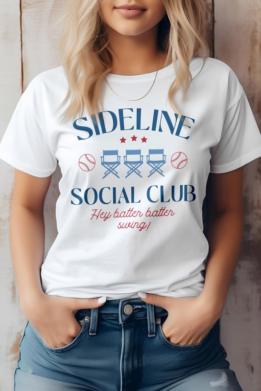 
                      
                        Sideline Social Club, Baseball Graphic Tee
                      
                    