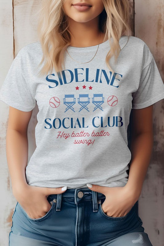 
                      
                        Sideline Social Club, Baseball Graphic Tee
                      
                    