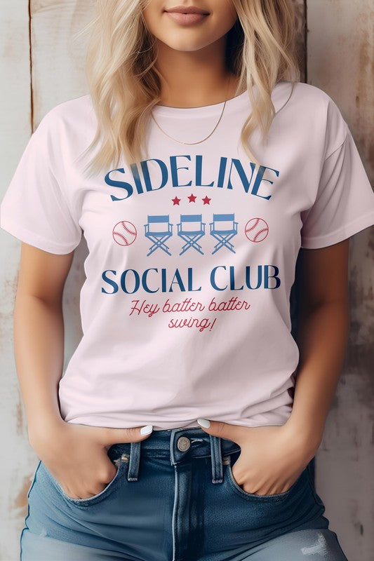 
                      
                        Sideline Social Club, Baseball Graphic Tee
                      
                    