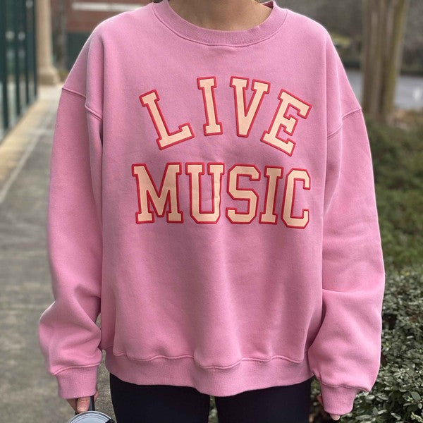 
                      
                        Live Music Lover Oversized Sweatshirt
                      
                    