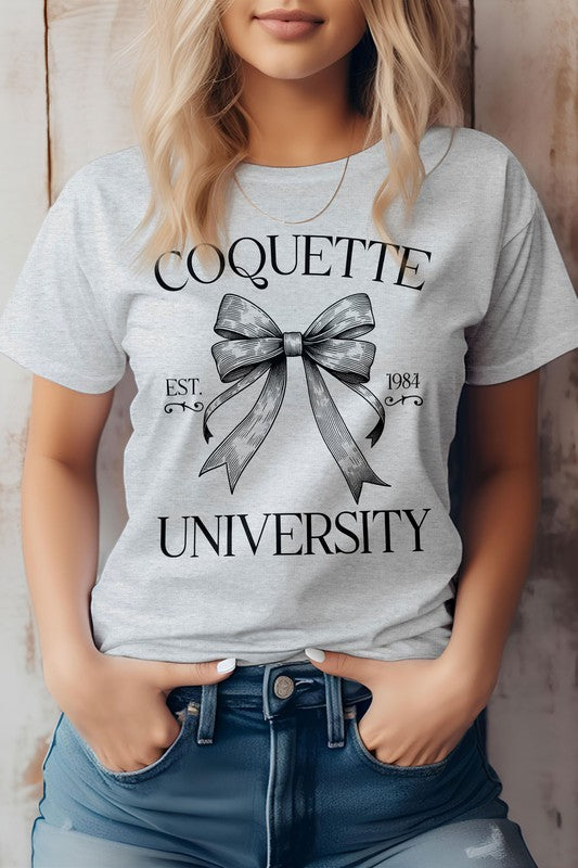 
                      
                        Vintage Coquette University Graphic Tee
                      
                    