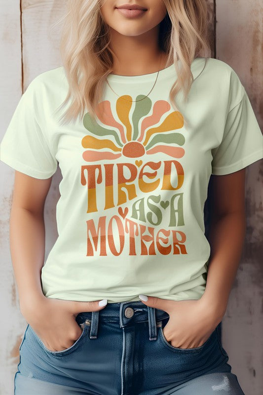 
                      
                        Tired as a Mother Retro Graphic Tee
                      
                    