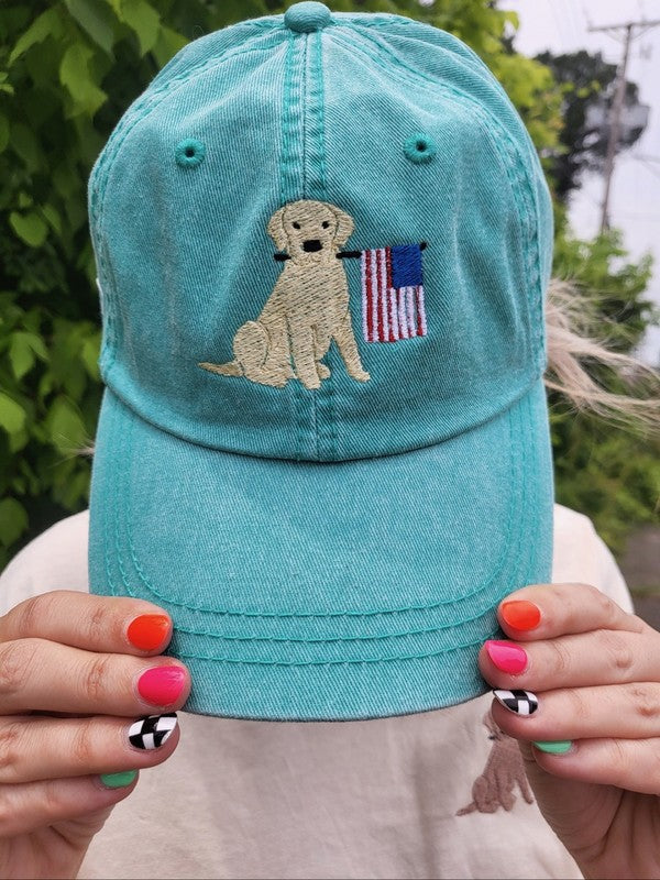 
                      
                        USA Dog Embroidered Hat
                      
                    