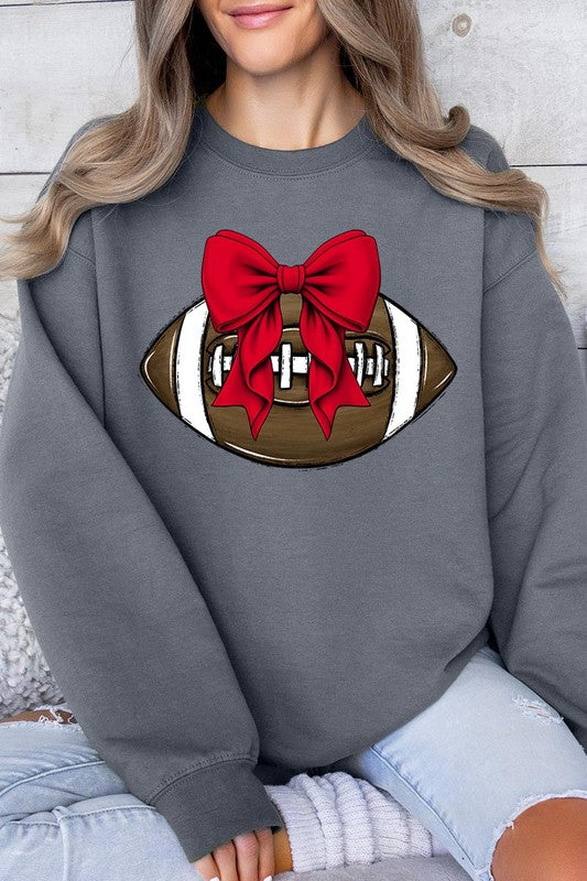 
                      
                        Red Bow Football Graphic Fleece Sweatshirts
                      
                    