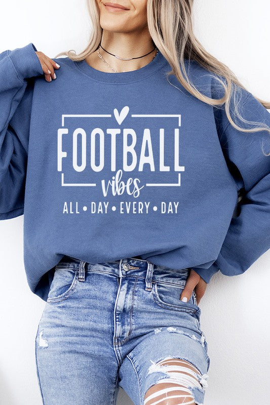 
                      
                        Fall Game Day Football Vibes All Day Sweatshirt
                      
                    