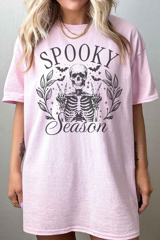 
                      
                        SPOOKY SEASON HALLOWEEN OVERSIZED TEE
                      
                    