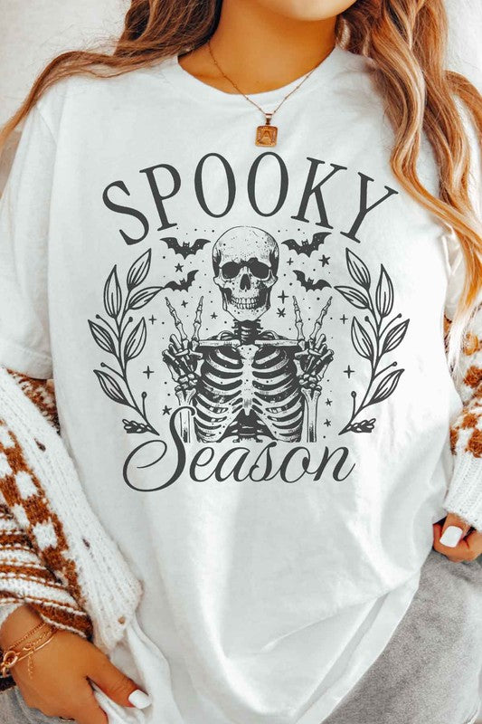 
                      
                        SPOOKY SEASON HALLOWEEN GRAPHIC TEE
                      
                    