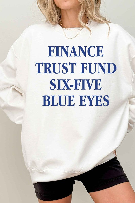 FINANCE TRUST FUND SIX FIVE Oversized Sweatshirt