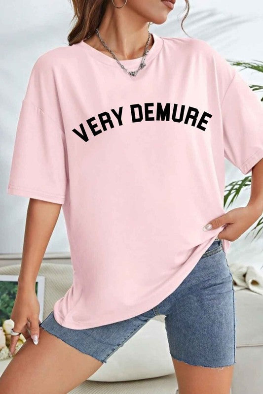 
                      
                        Very Demure Graphic Tee
                      
                    