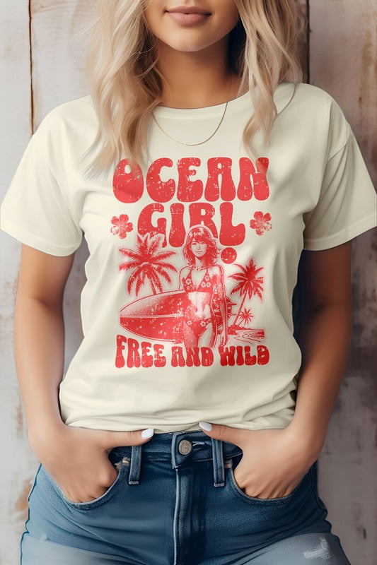 
                      
                        Ocean Girl, Summer Graphic Tee
                      
                    