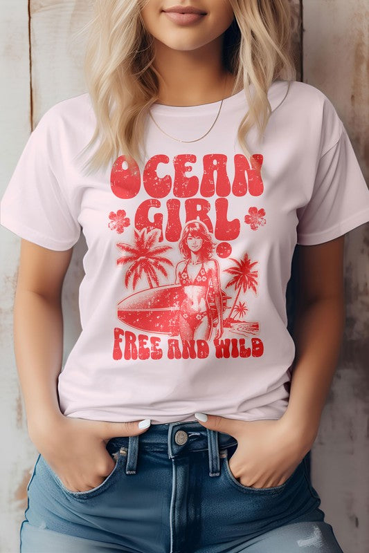 Ocean Girl, Summer Graphic Tee