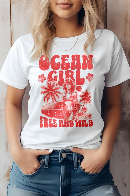 
                      
                        Ocean Girl, Summer Graphic Tee
                      
                    