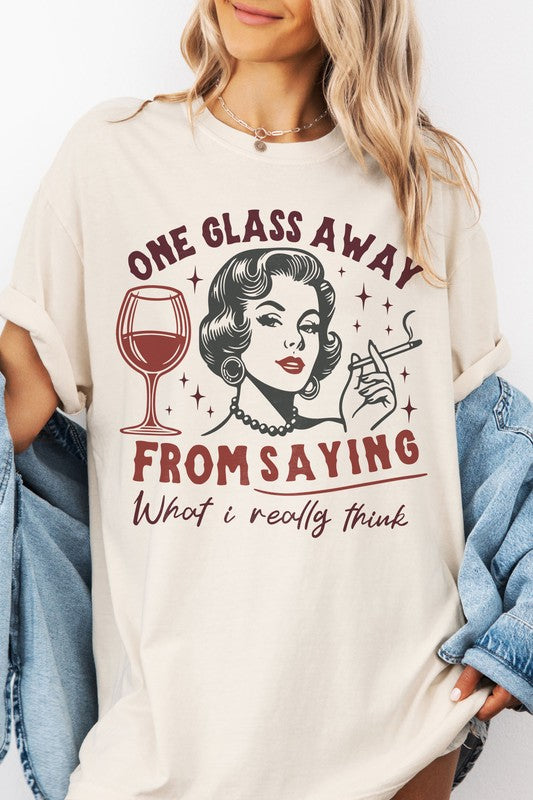 Trend Retro Housewife Humor Garment Dye Tee