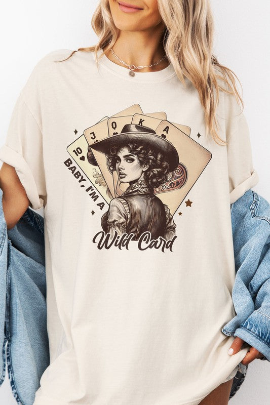 Retro Western Cowgirl Garment Dye Tee