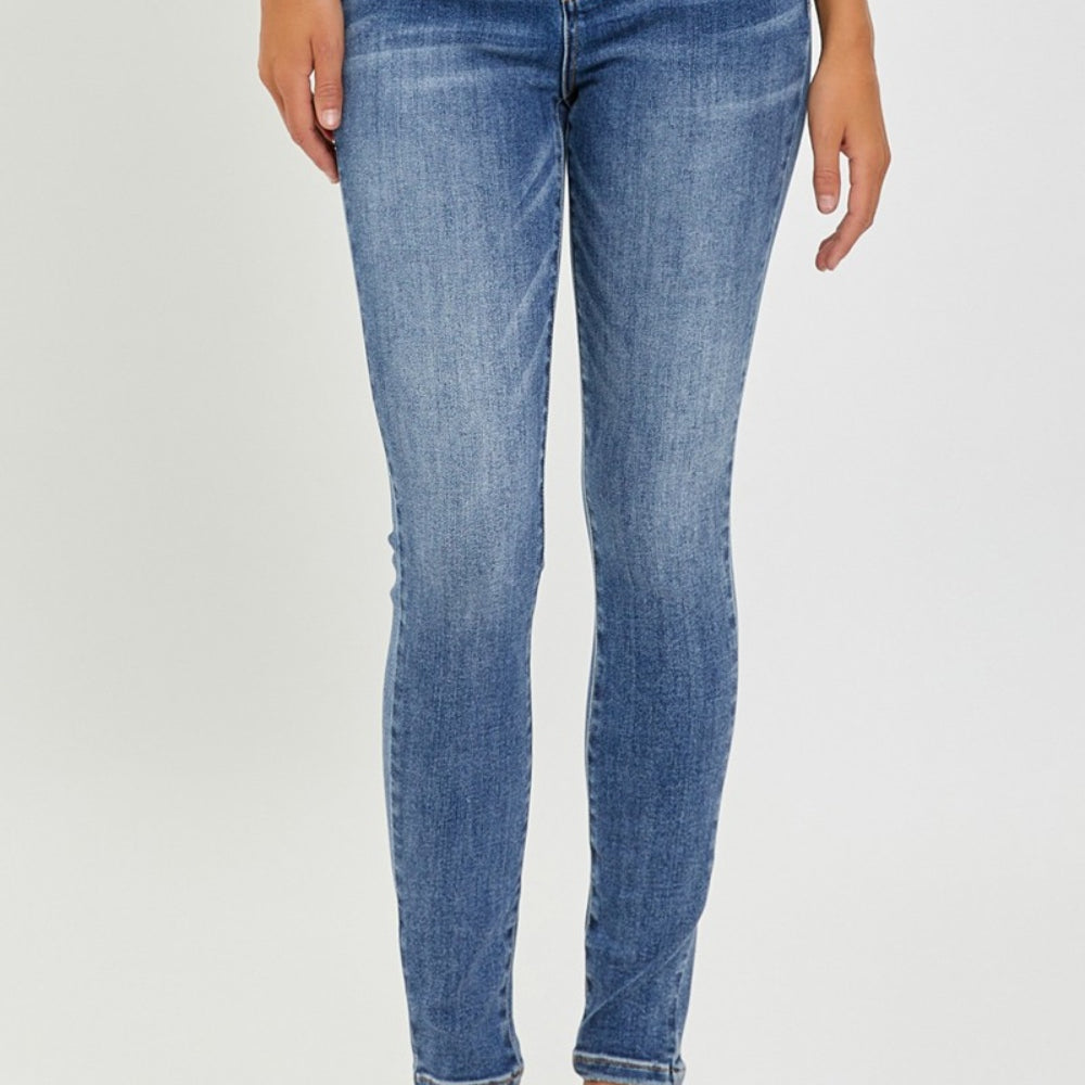 
                      
                        RISEN Mid Rise Ankle Skinny Jeans
                      
                    