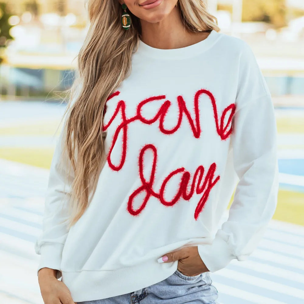 
                      
                        Round Neck Long Sleeve Gameday Sweatshirt
                      
                    