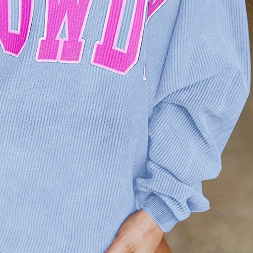 
                      
                        HOWDY Graphic Round Neck Sweatshirt
                      
                    