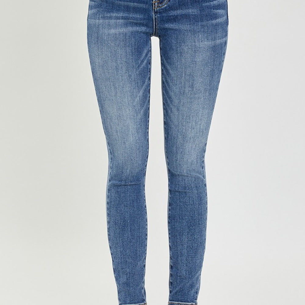 
                      
                        RISEN Mid Rise Ankle Skinny Jeans
                      
                    