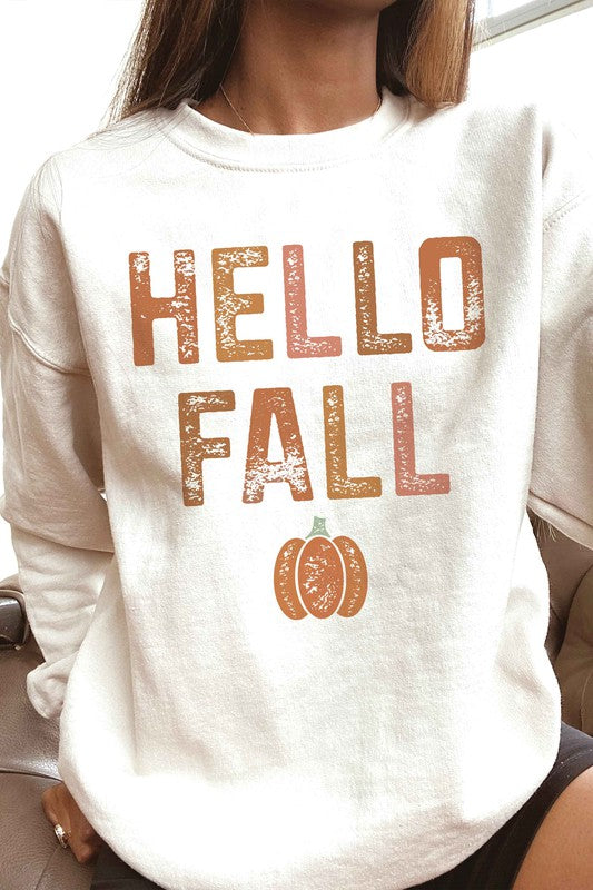 
                      
                        HELLO FALL PUMPKIN Graphic Sweatshirt
                      
                    