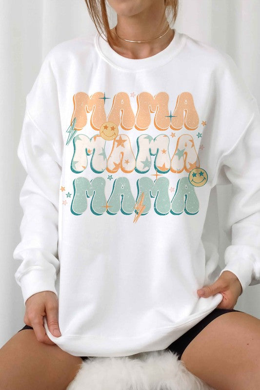 RETRO MAMA REPEAT Graphic Sweatshirt