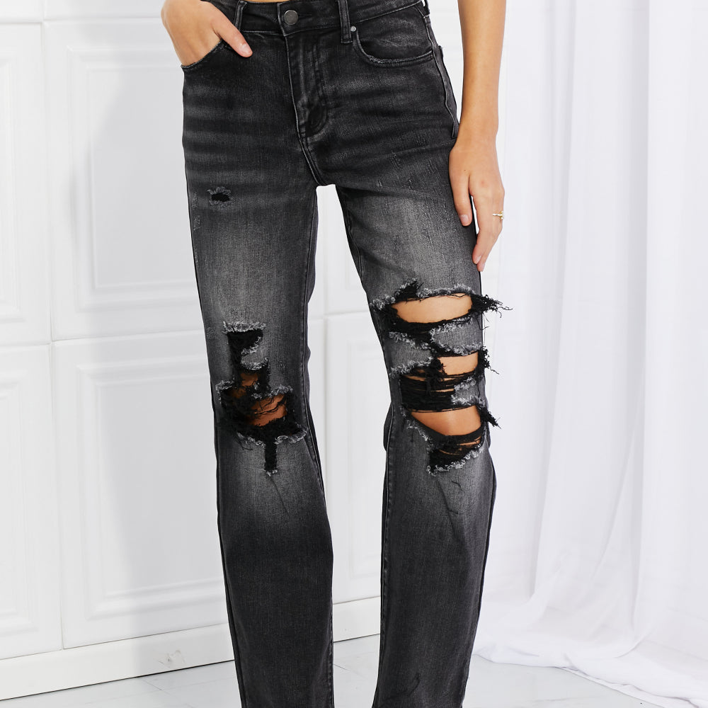 RISEN Lois Distressed Loose Fit Jeans