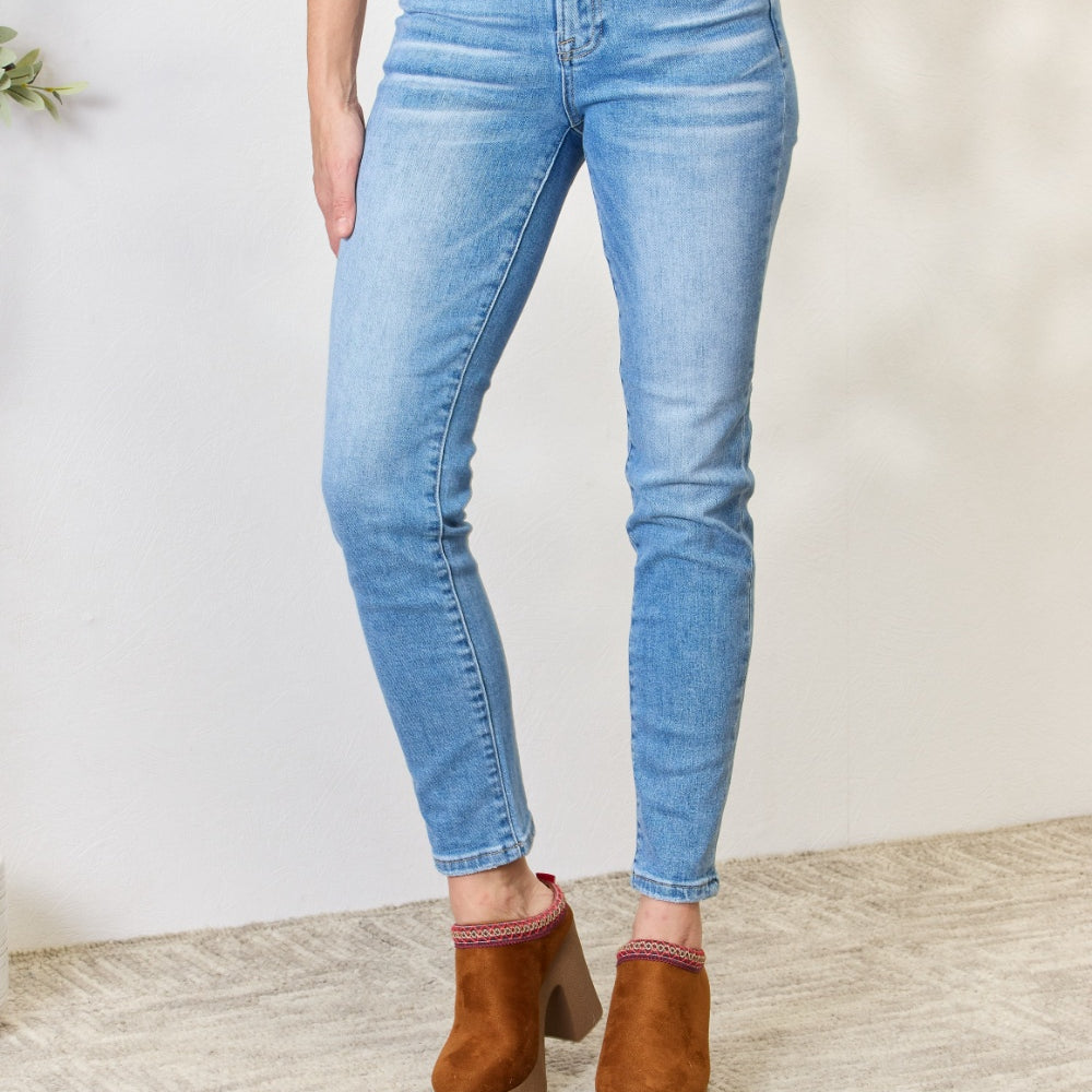 
                      
                        RISEN Mid Rise Skinny Jeans
                      
                    