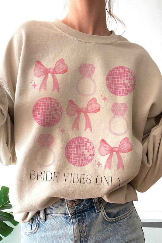 
                      
                        BRIDE VIBES ONLY Graphic Sweatshirt
                      
                    