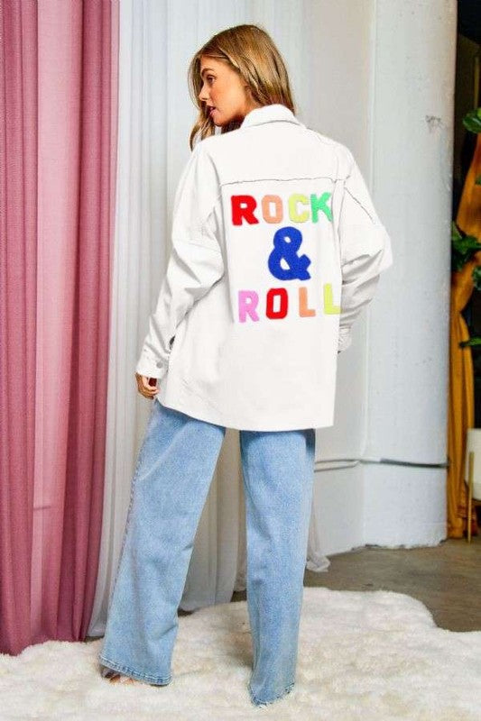 Loralie Multi Rock & Roll Shacket