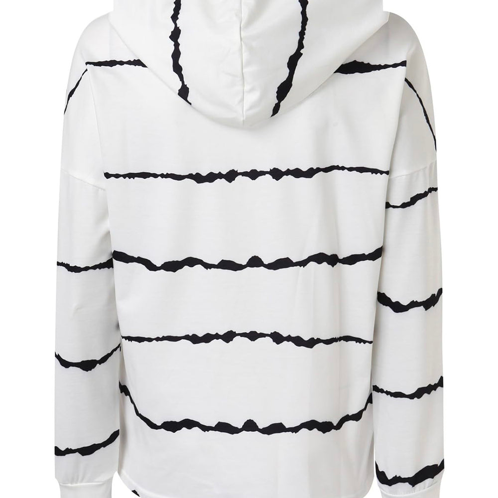 
                      
                        Drawstring Striped Long Sleeve Hoodie
                      
                    