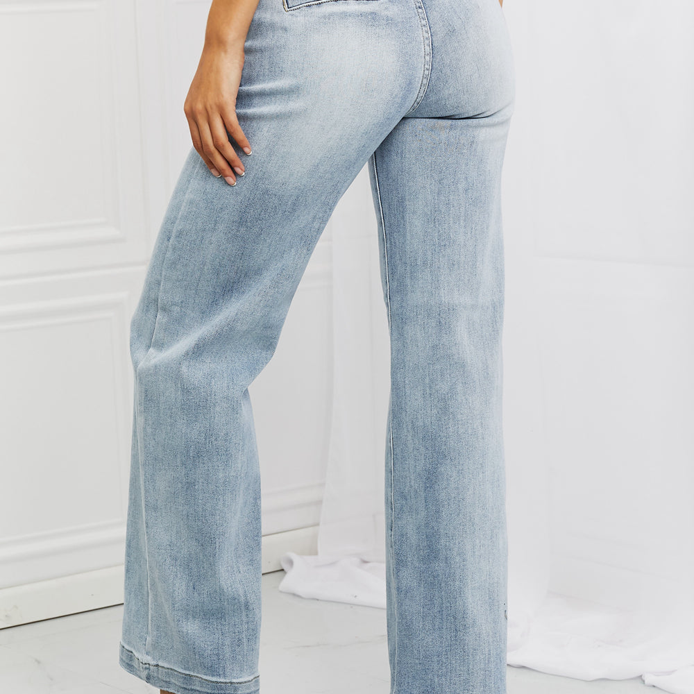 RISEN Luisa Wide Flare Jeans