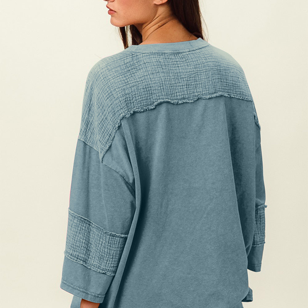 High-Low Washed T-Shirt