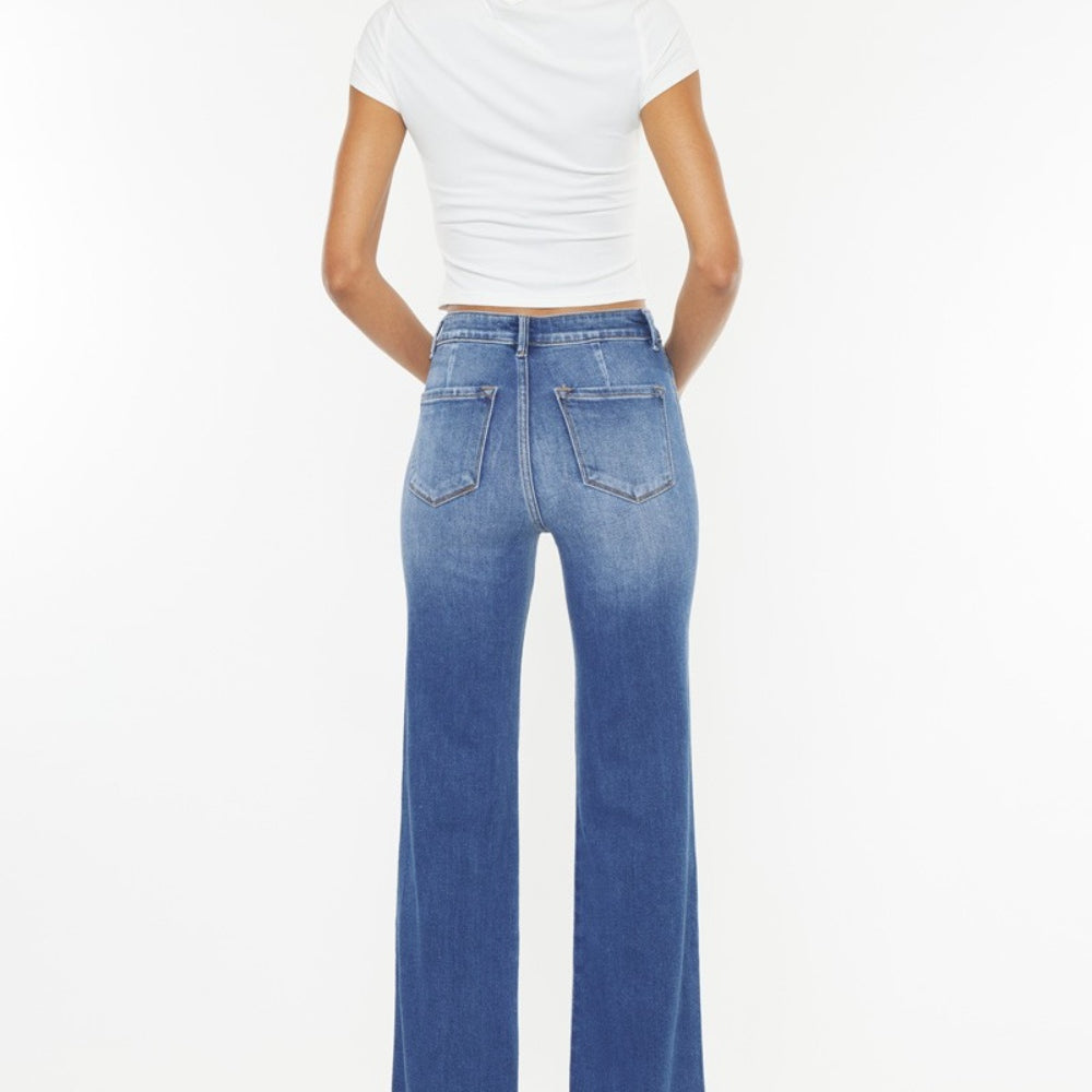 
                      
                        Kancan Ultra High Waist Gradient Flare Jeans
                      
                    