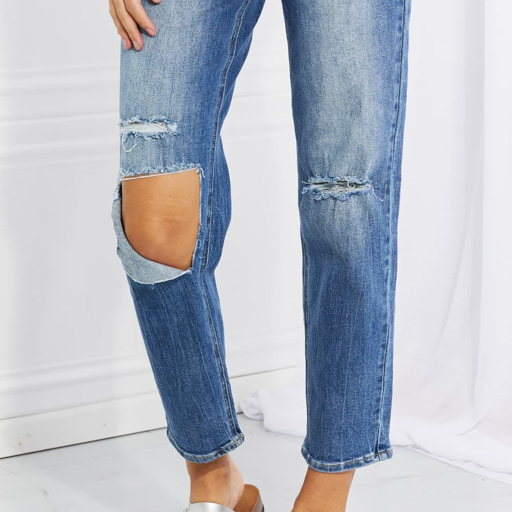 
                      
                        RISEN Full Size Emily High Rise Relaxed Jeans
                      
                    