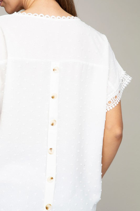 Willow Lace Trim Top