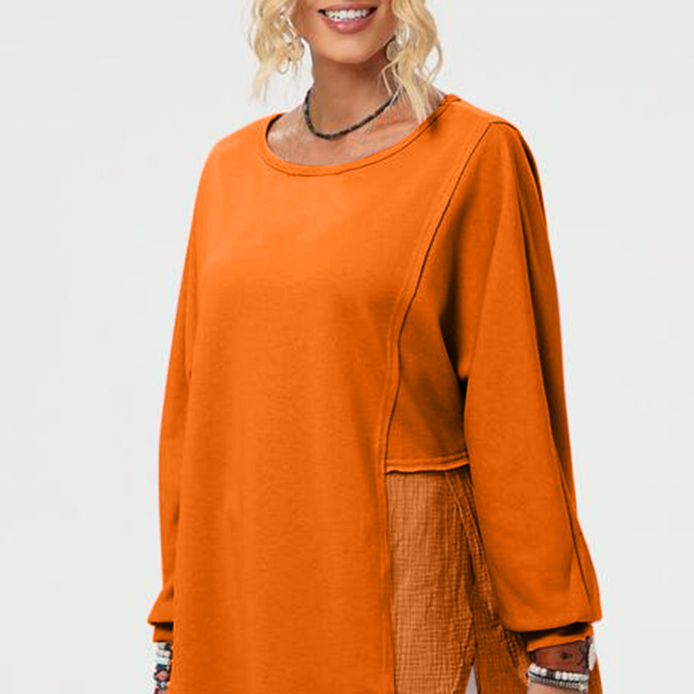 Long Sleeve High-Low T-Shirt