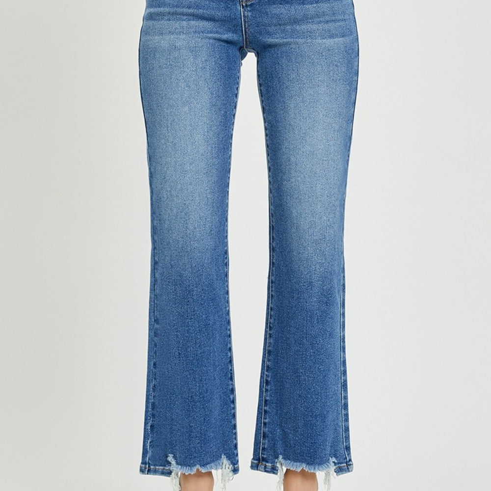 
                      
                        RISEN High Rise Straight Jeans
                      
                    