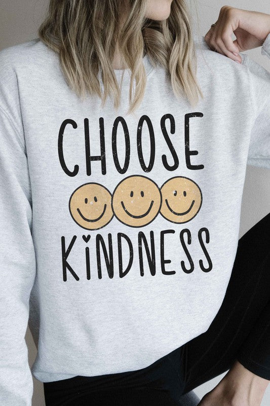 CHOOSE KINDNESS HAPPY FACES Sweatshirt