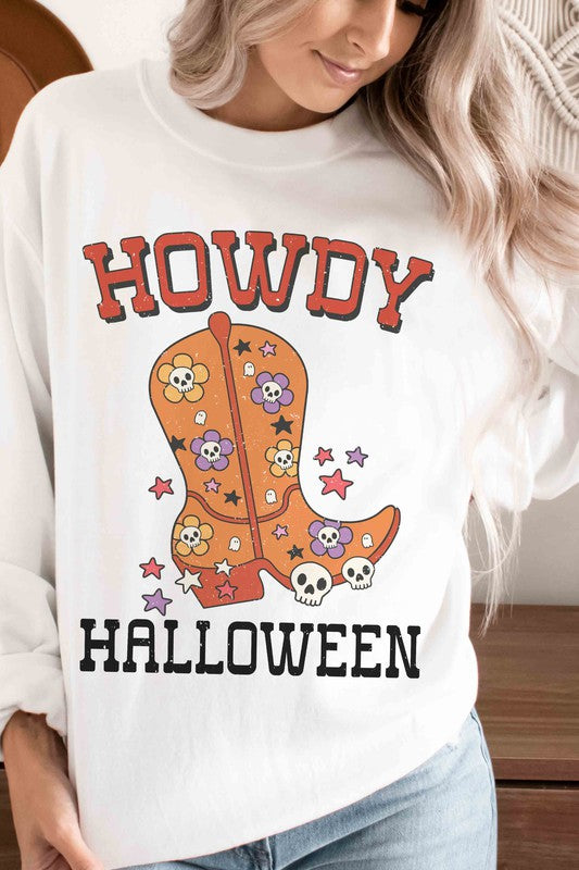 HOWDY HALLOWEEN Graphic Sweatshirt