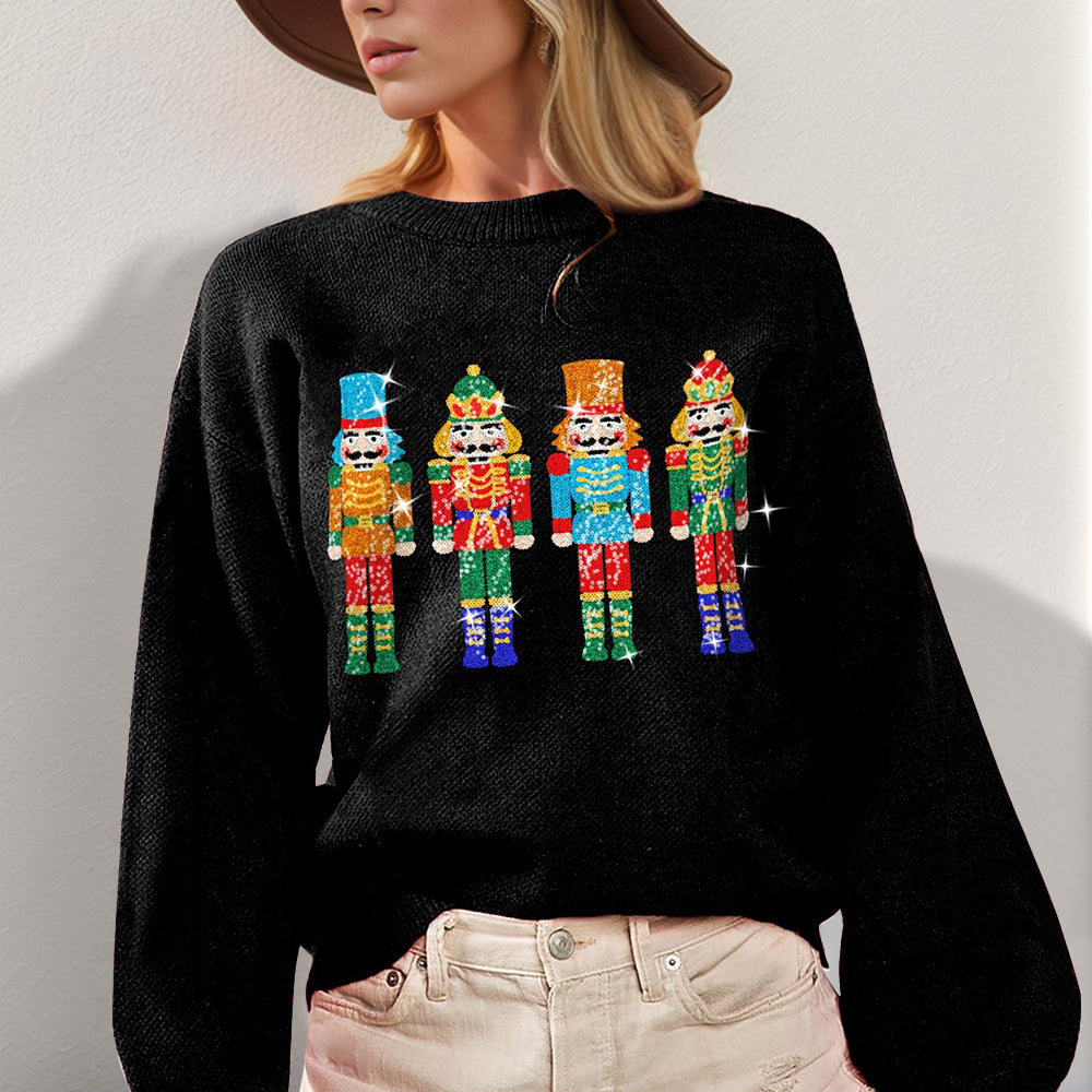 
                      
                        Sequin Nutcracker Long Sleeve Sweater
                      
                    